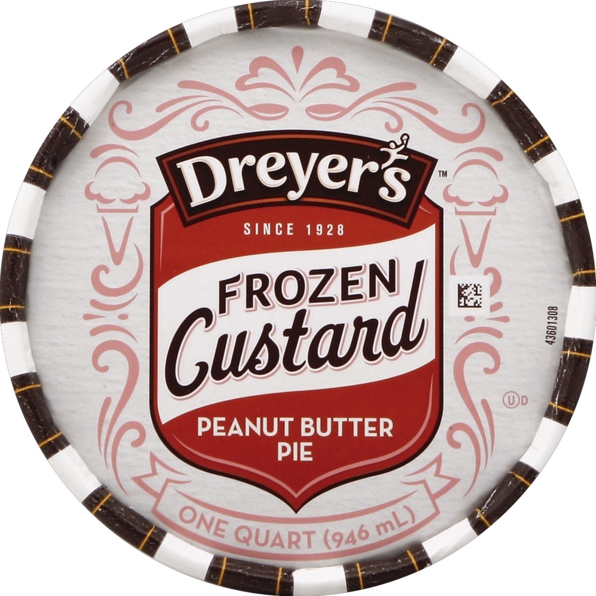 slide 2 of 3, Dreyer's Peanut Butter Pie Frozen Custard, 32 oz