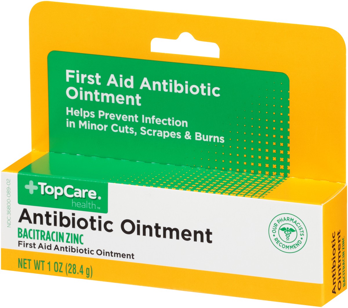 slide 3 of 11, TopCare Bacitracin Zinc Ointment 1 Oz, 1 oz