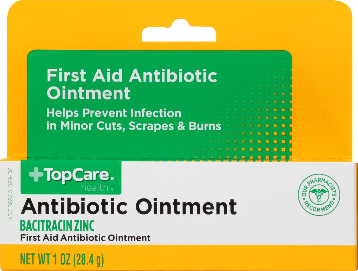 slide 4 of 11, TopCare Bacitracin Zinc Ointment 1 Oz, 1 oz