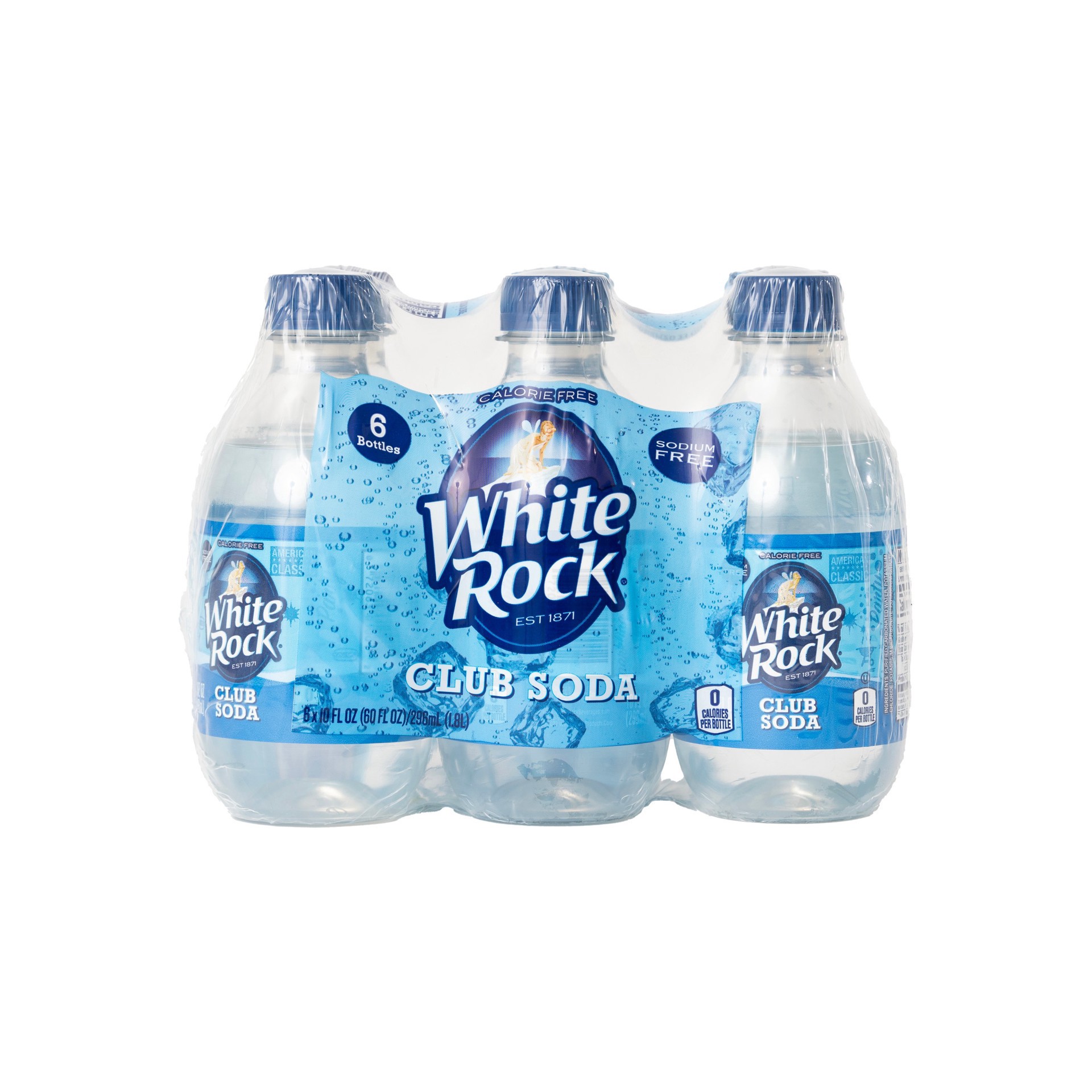 slide 1 of 4, White Rock Club Soda - 10 oz, 6 ct; 10 oz