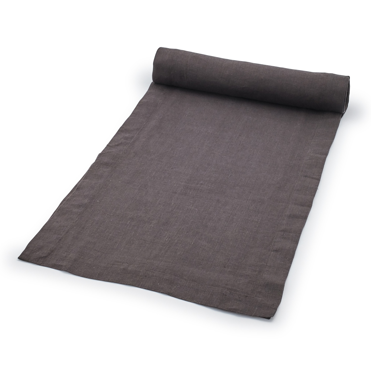 slide 1 of 1, Sur La Table Charcoal Linen Table Runner, 108 in x 16 in