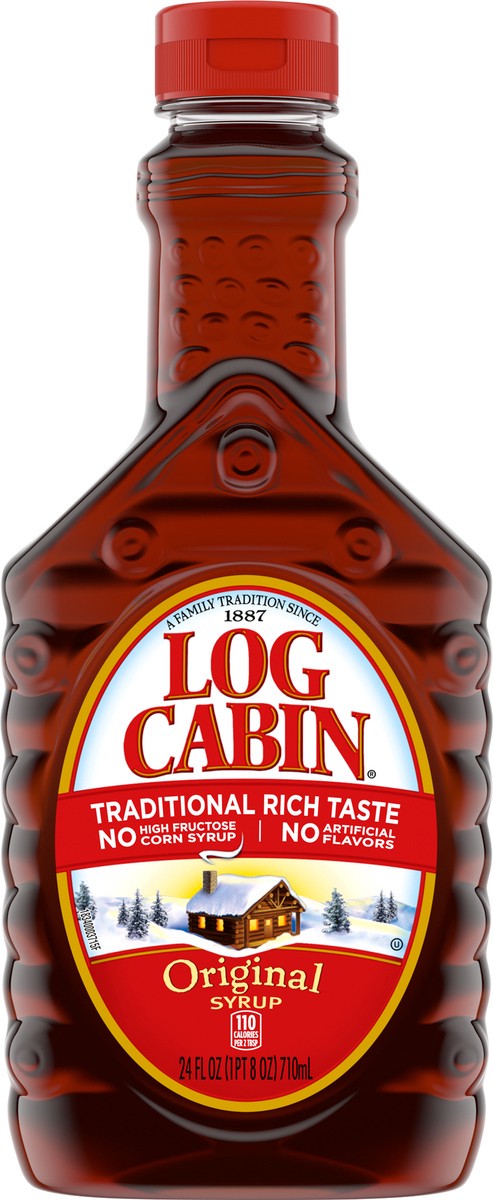 slide 1 of 9, Log Cabin Original Syrup 24 oz, 24 oz