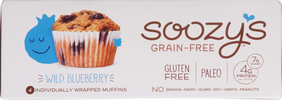 slide 12 of 13, Soozy's Grain-Free Wild Blueberry Muffins 4 ea, 4 ct