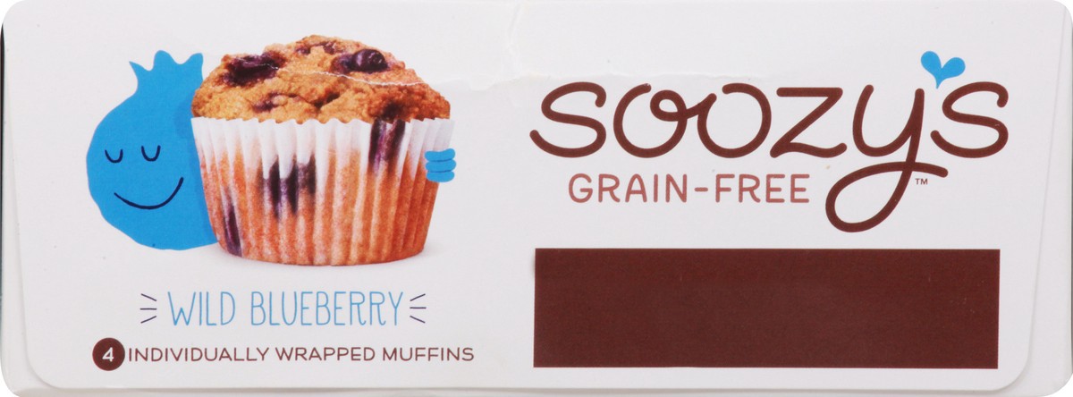 slide 8 of 13, Soozy's Grain-Free Wild Blueberry Muffins 4 ea, 4 ct