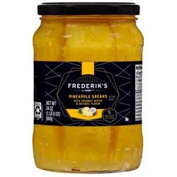 Frederik's By Meijer FREDERIK's PINEAPPLE SPEAR IN COCONUT WATER 24 OZ