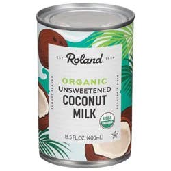 Roland Organic Coconut Milk - 14 oz