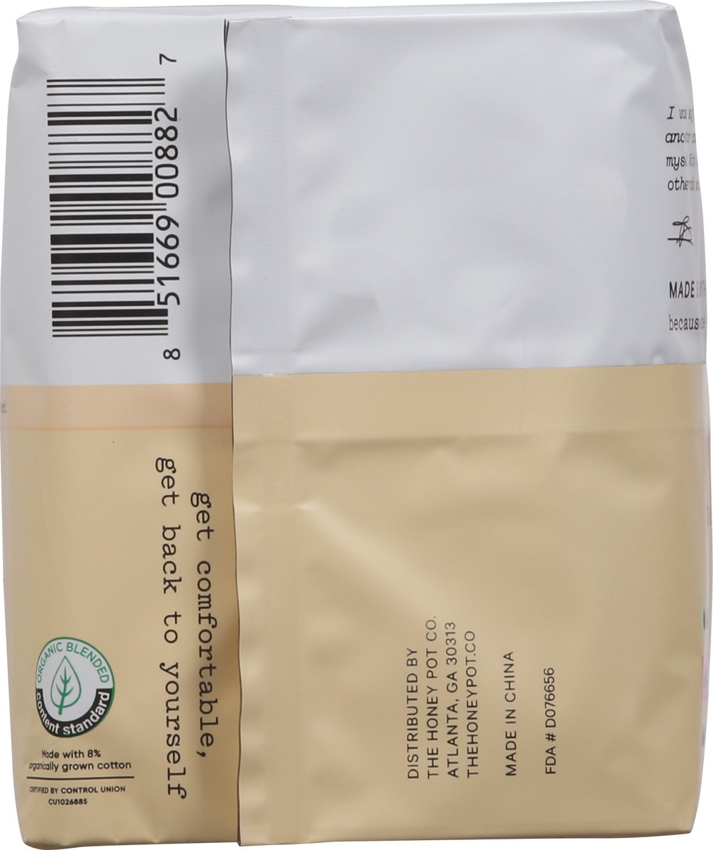 slide 2 of 12, The Honey Pot Company Organic Non-Herbal Incontinence Liners with Wings 20 ea, 20 ct