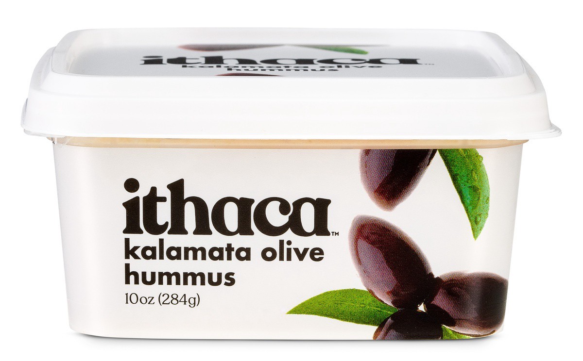 slide 2 of 2, Ithaca Kalamata Olive Hummus, 10 oz