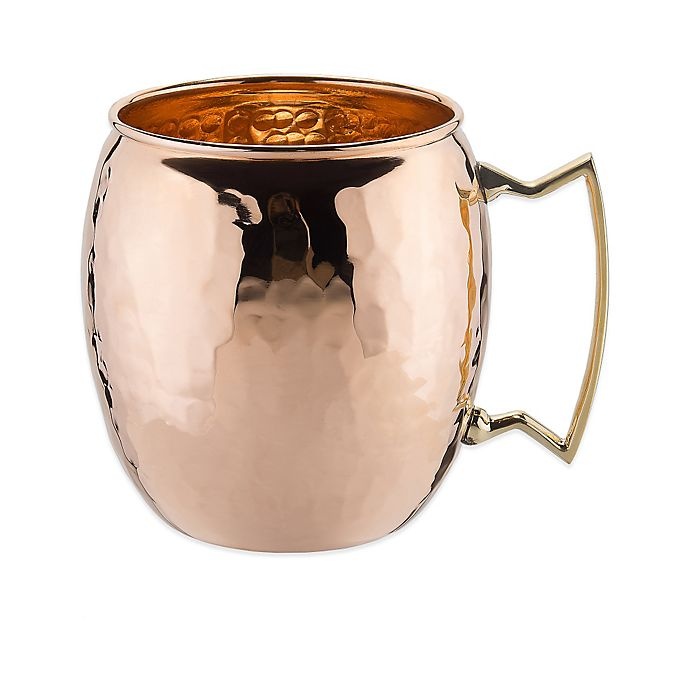 slide 1 of 2, Old Dutch International Moscow Mule Mug with Hammered Finish - Solid Copper, 16 oz