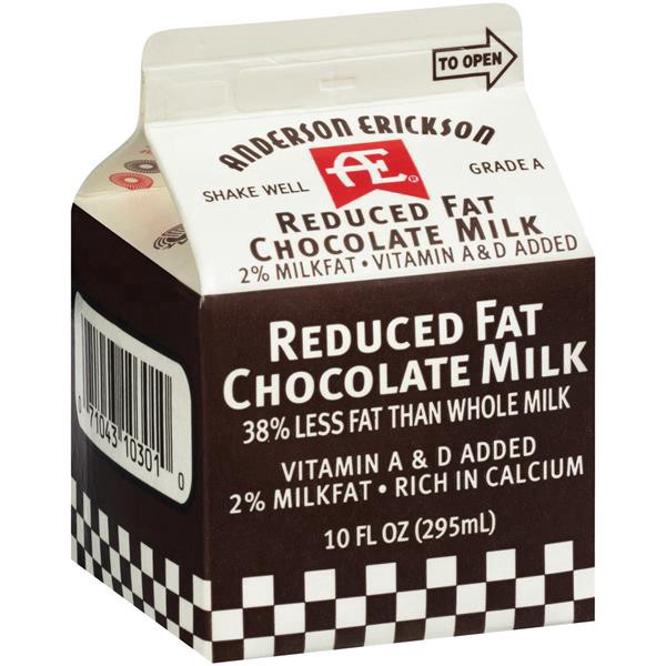 slide 1 of 1, AE Dairy Reduced Fat Chocolate Milk, 10 fl oz