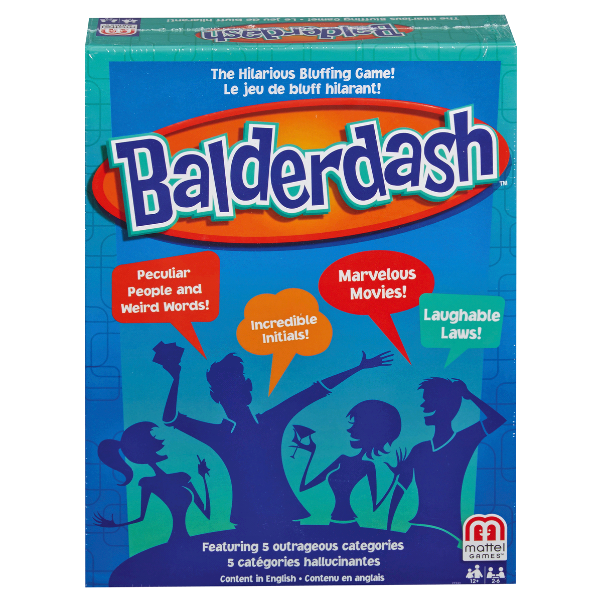 slide 1 of 2, Mattel Balderdash Board Game, 1 ct