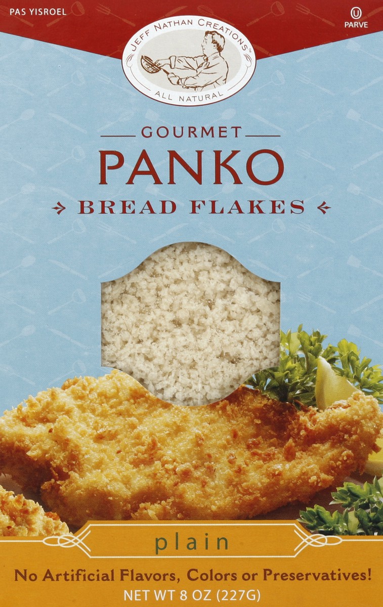 slide 2 of 5, Jeff Nathan Creations Plain Gourmet Panko Bread Flakes, 8 oz