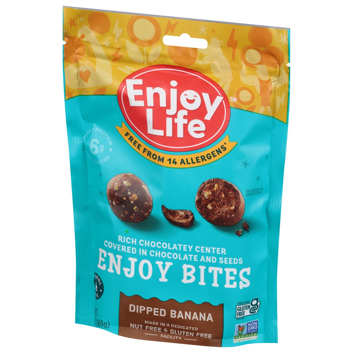 slide 5 of 9, Enjoy Life Banana Protein Bites, 6.4 oz