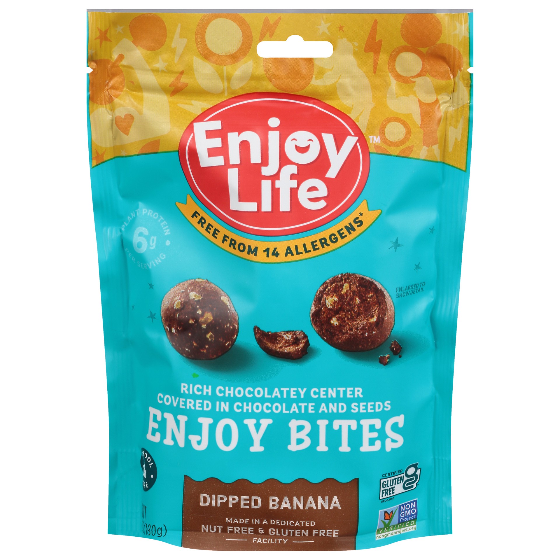 slide 1 of 9, Enjoy Life Banana Protein Bites, 6.4 oz