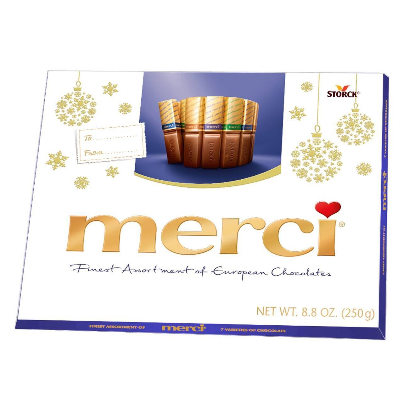 slide 1 of 1, Merci Chocolates European Finest Assortment Milk Chocolate Variety, 8.8 oz