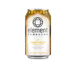 Element Ginger Nettle Organic Kombucha- 12 oz