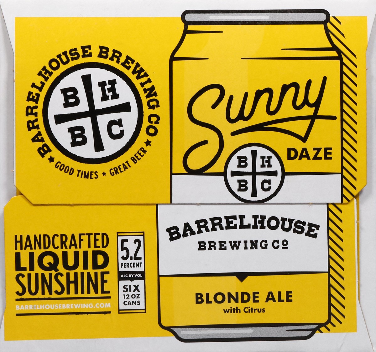 slide 4 of 11, Barrel House Brewing Co. Blonde Ale with Citrus Sunny Daze Beer 6 - 12 oz Cans, 6 ct; 12 oz