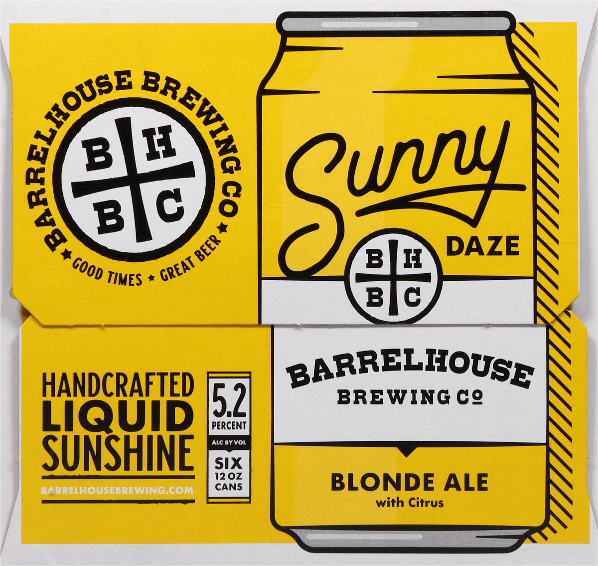 slide 11 of 11, Barrel House Brewing Co. Blonde Ale with Citrus Sunny Daze Beer 6 - 12 oz Cans, 6 ct; 12 oz