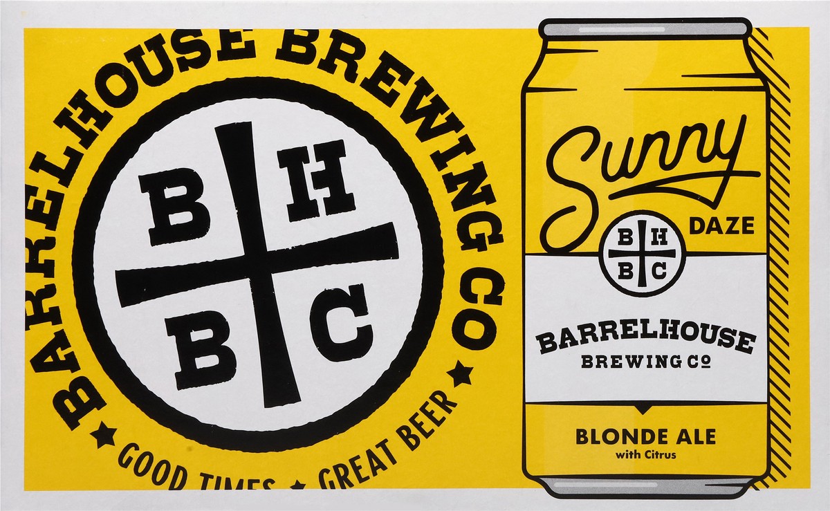 slide 2 of 11, Barrel House Brewing Co. Blonde Ale with Citrus Sunny Daze Beer 6 - 12 oz Cans, 6 ct; 12 oz