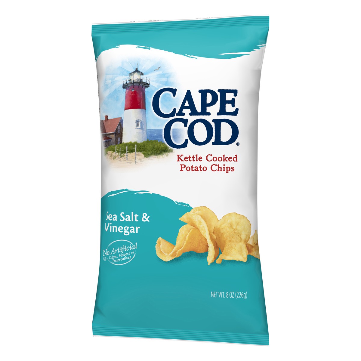 slide 4 of 5, Cape Cod Kettle Cooked Sea Salt & Vinegar Potato Chips 8 oz, 8 oz
