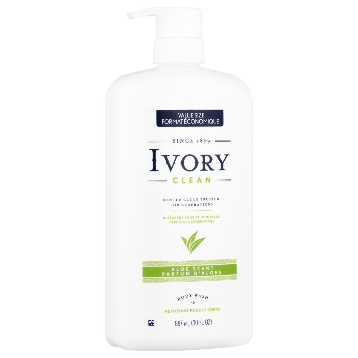 slide 9 of 9, Ivory Clean Value Size Aloe Scent Body Wash 887 ml, 887 ml