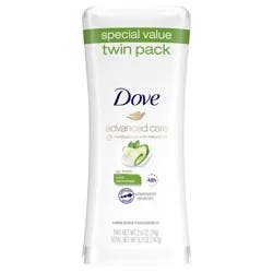 Dove Advanced Care Antiperspirant Cool Essentials, 2.6 oz, 2 Count 