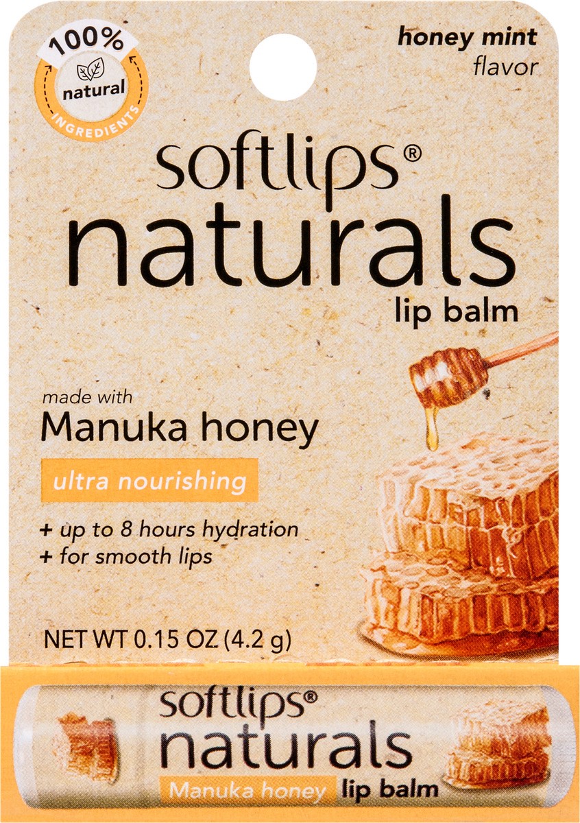 slide 5 of 7, Softlips Naturals Manuka Honey, 0.15 oz