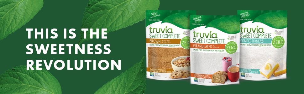 slide 4 of 4, Truvia Sweetener, Calorie-Free, Powdered Bliss, 12 oz