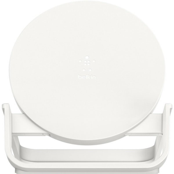 slide 7 of 10, Belkin 10W Wireless Charging Stand White, 1 ct