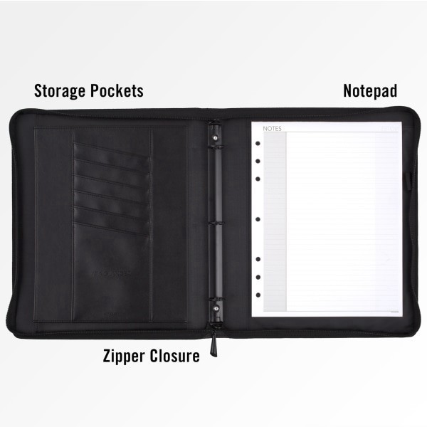 slide 2 of 4, Day Runner Inset Stripe Refillable Planner, 8 1/2'' X 11'', Assorted Colors, Undated, 1 ct