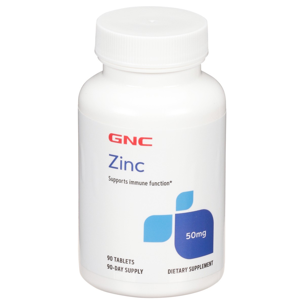 slide 9 of 13, GNC Zinc Tablets 50mg, 90 ct