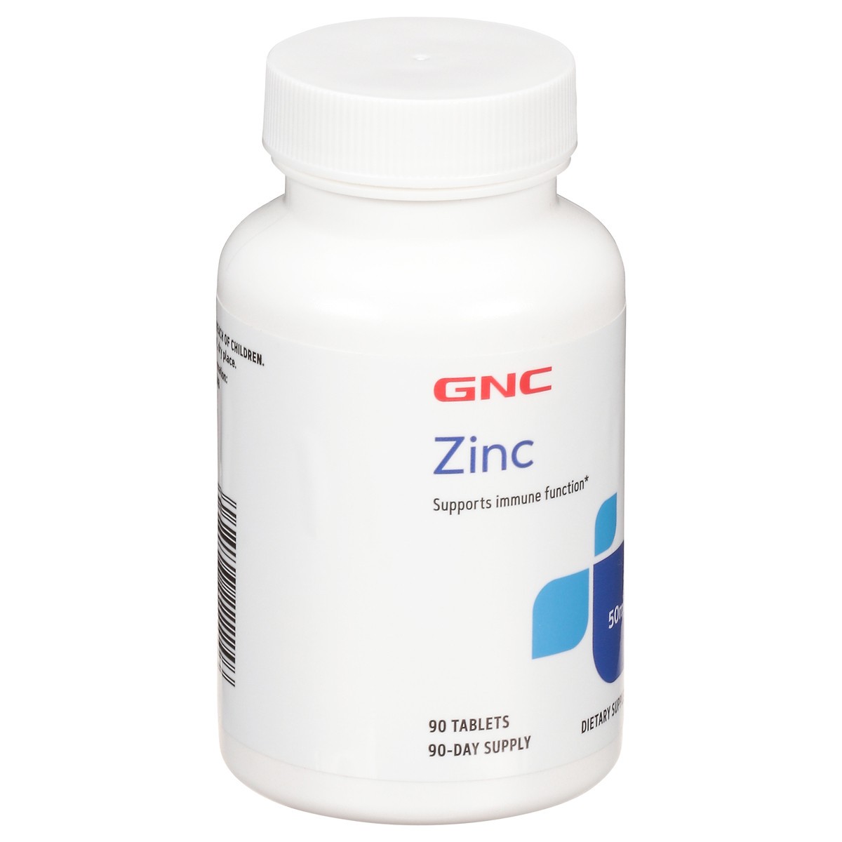 slide 5 of 13, GNC Zinc Tablets 50mg, 90 ct