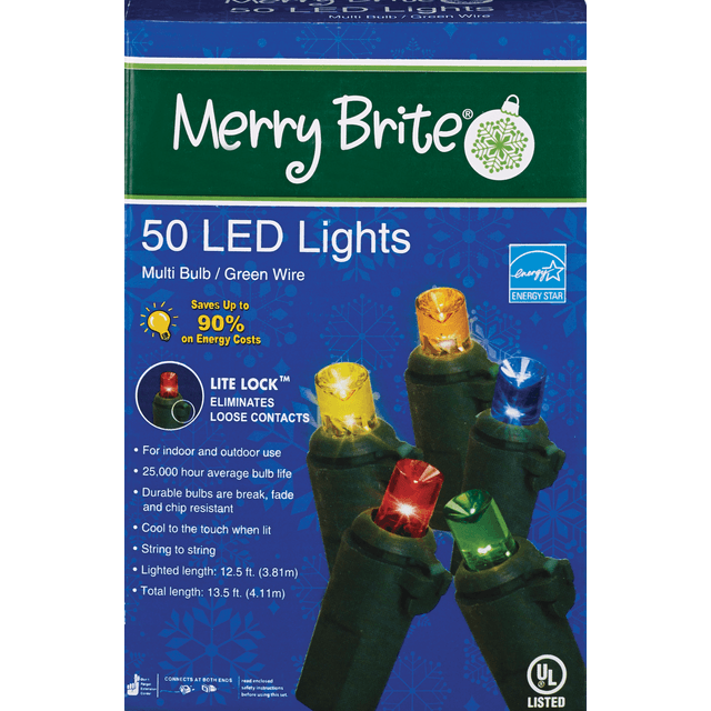 slide 1 of 1, Xm 50led Lt Mlti, 1 ct