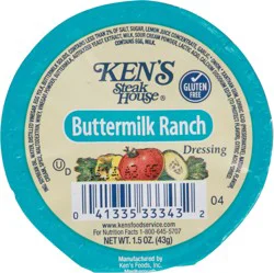 Ken's Steak House Ranch Dressing Cup - 1.5 oz