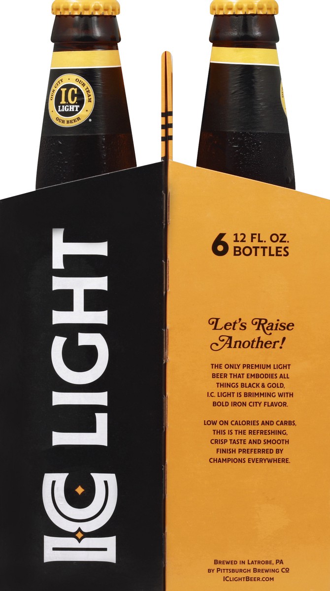 slide 3 of 5, I.C. Light Beer 6 ea, 12 oz
