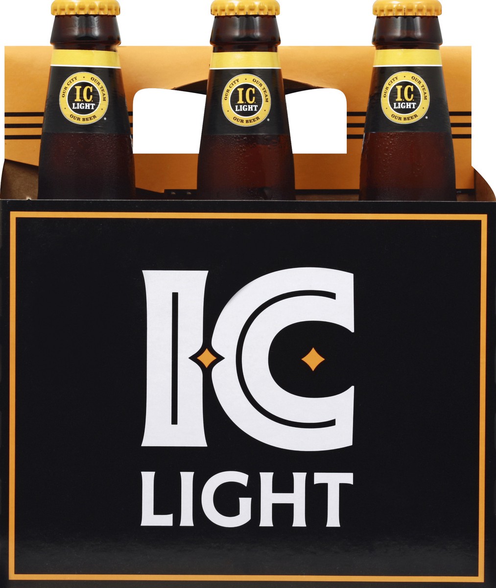 slide 1 of 5, I.C. Light Beer 6 ea, 12 oz