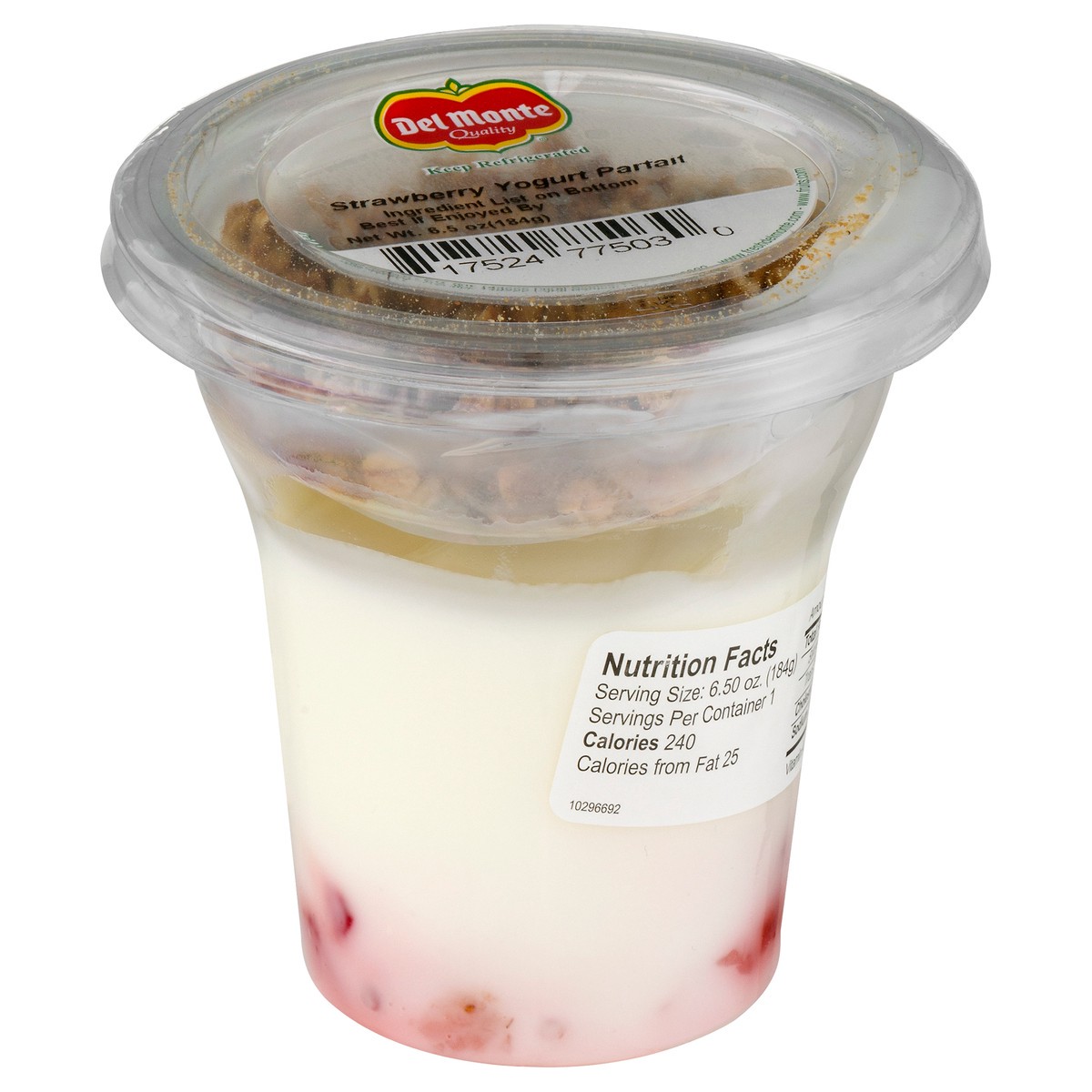 slide 12 of 12, Del Monte Strawb.yogurt Parfait, 6.5 oz