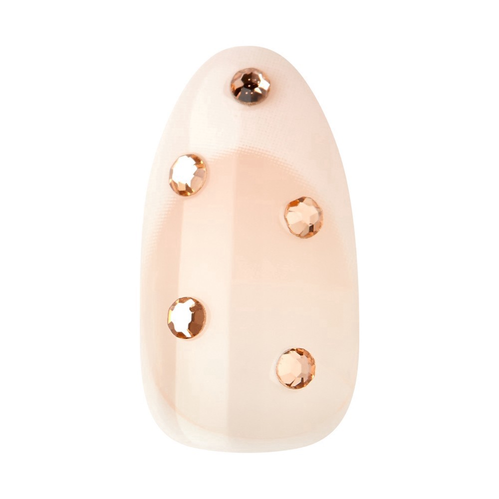 slide 2 of 7, imPRESS KISS TOM BACHIK x imPRESS Medium Almond Press-On Nails, Neutral, 30 Pieces, 1 ct