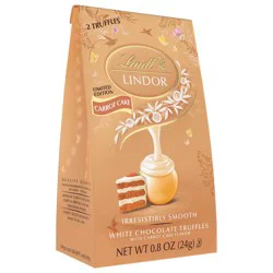 Lindt Lindor White Chocolate Carrot Cake Mini Bag, 2 Ct, 0.8oz