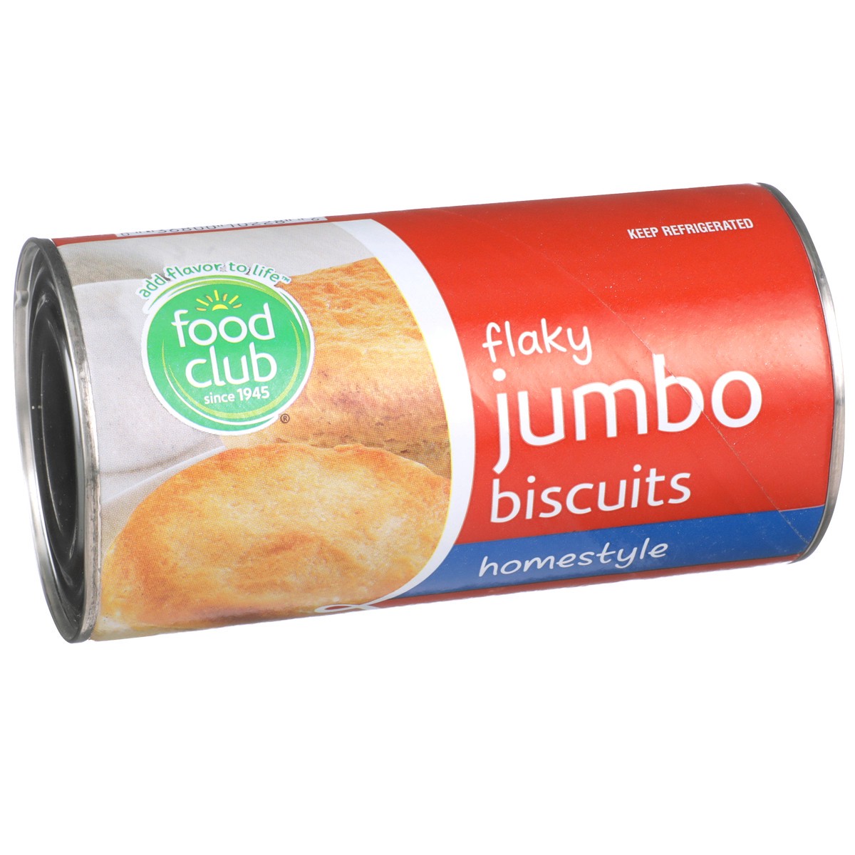 slide 2 of 9, Food Club Biscuits Jumbo Flaky Homestyle, 16 oz