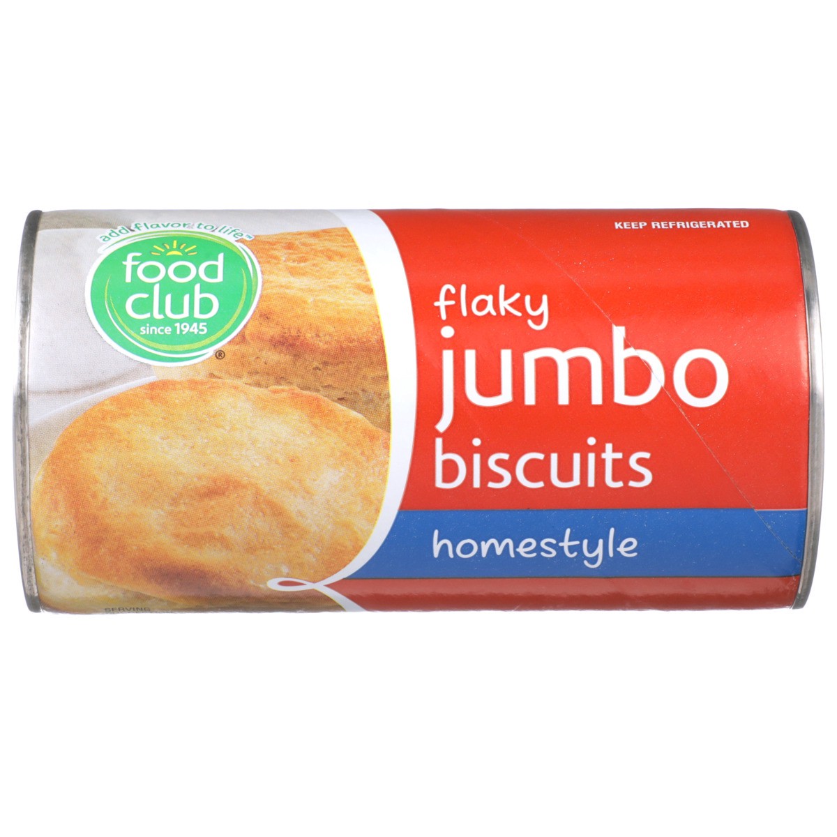 slide 8 of 9, Food Club Biscuits Jumbo Flaky Homestyle, 16 oz