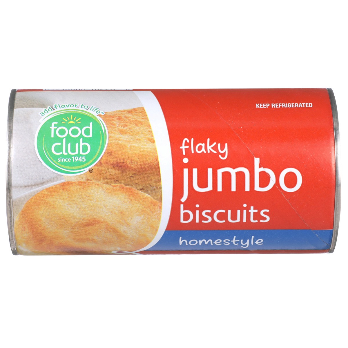 slide 1 of 9, Food Club Biscuits Jumbo Flaky Homestyle, 16 oz