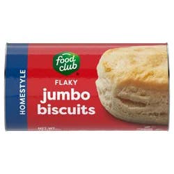 Food Club Biscuits Jumbo Flaky Homestyle