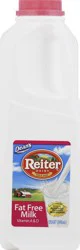 Reiter Dairy Fat Free Milk with Vitamin A and D, Skim Milk Quart - 1 qt