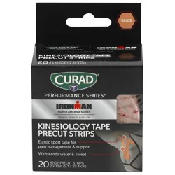 Curad Ironman Kinesiology Tape Beige - 10 ct