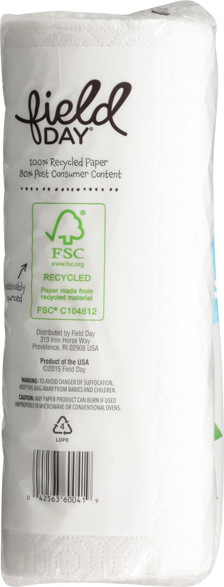 slide 5 of 11, Field Day 100% Recycled 2-Ply Paper Towels 3 ea, 3 ct