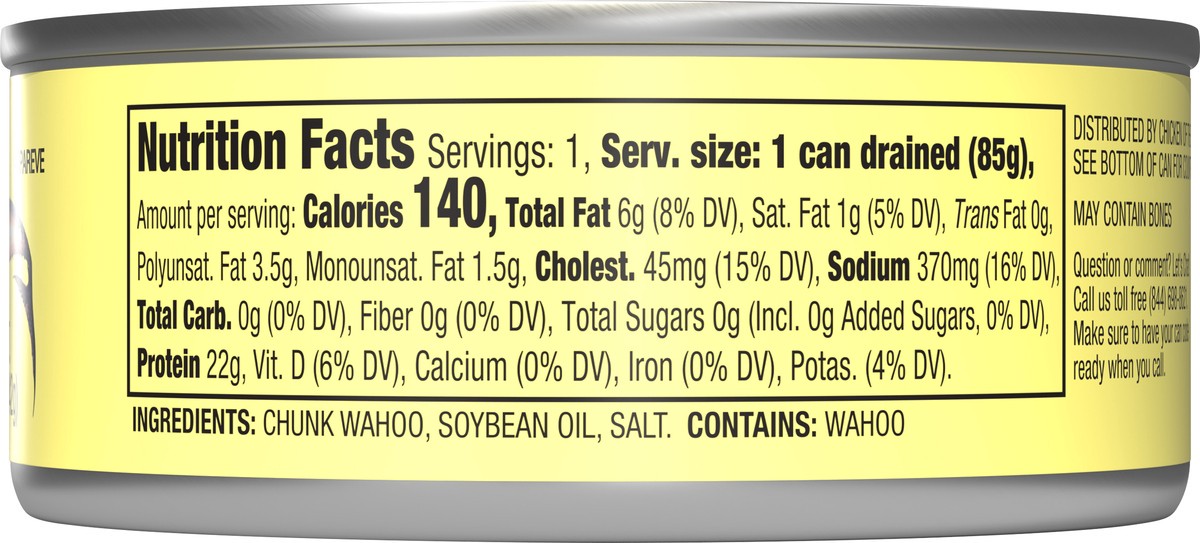 slide 5 of 12, Van Camp's Seafood Chunk Style Wahoo 5 oz, 