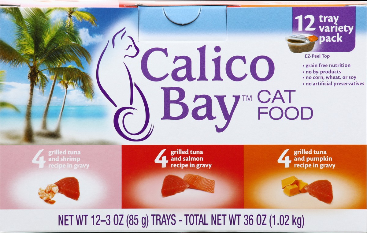 slide 1 of 4, Calico Bay Cat Food 12 ea, 12 ct