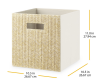 slide 5 of 9, Whitmor Fabric Storage Cube 1 Each, 1 ct