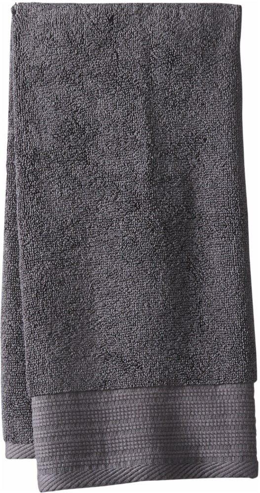 slide 1 of 1, Modavari Pima Pinstripe Hand Towel - Gray, 1 ct